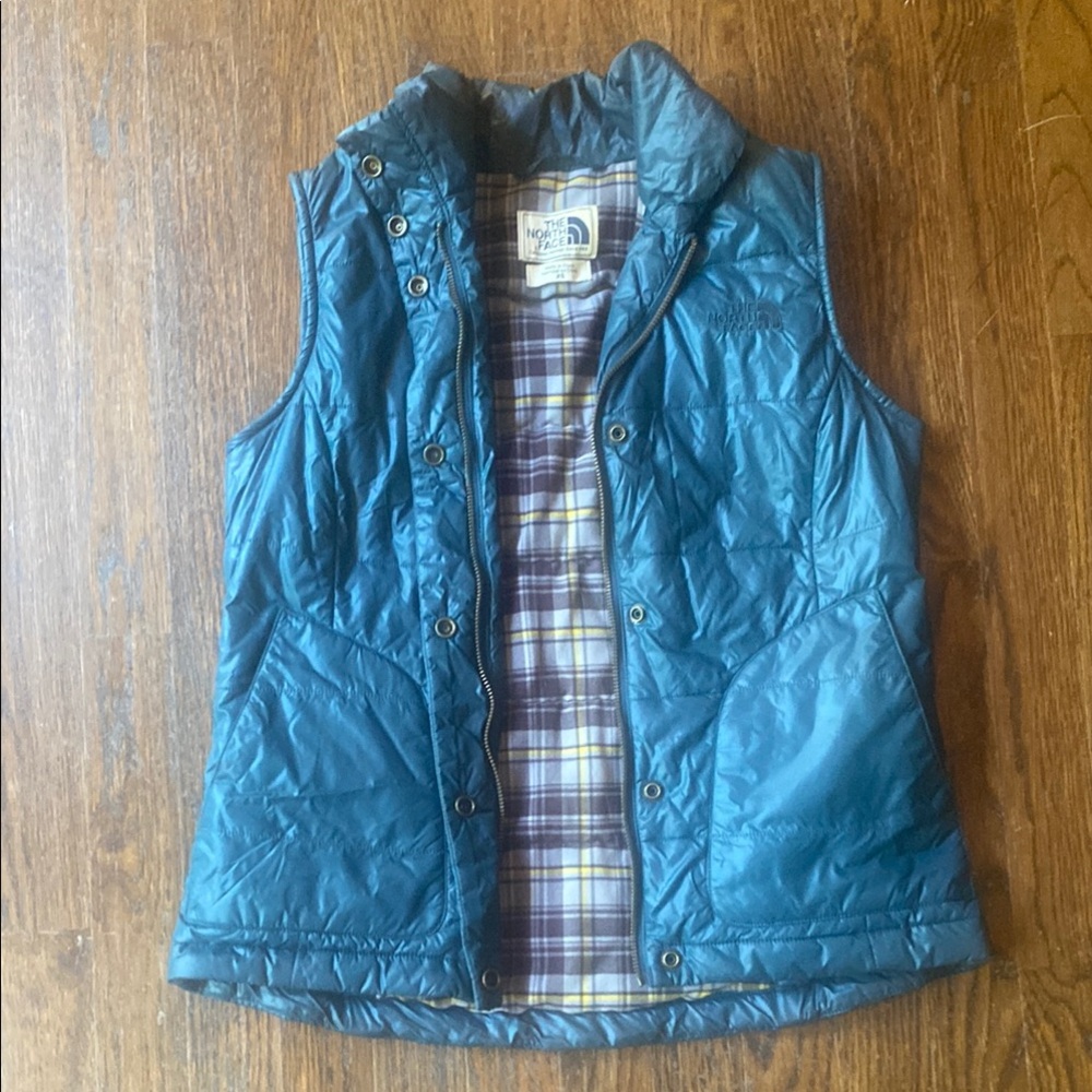The North Face Teal Puffer Vest